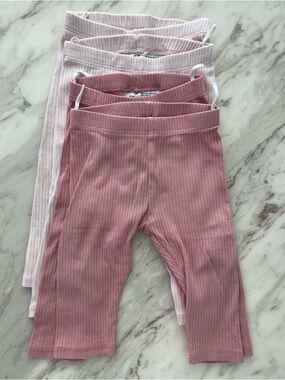 H&M Ribbed Pull-On Pants Set